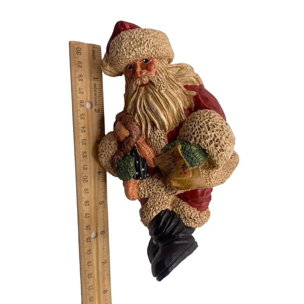 Vtg Santa Claus‎ Christmas Shelf Sitter 1980s Signed Rita Darby “American Santa”